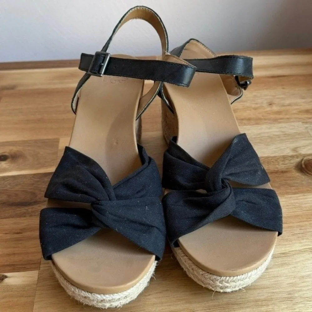 UGG Women's Joslyn Wedge Sandal - Size 8 Black